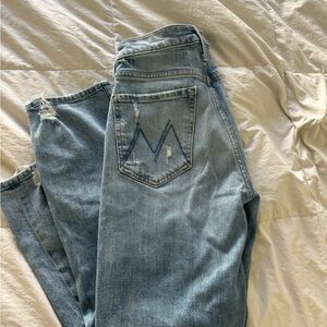 MOTHER Light Wash Blue Women's Jeans